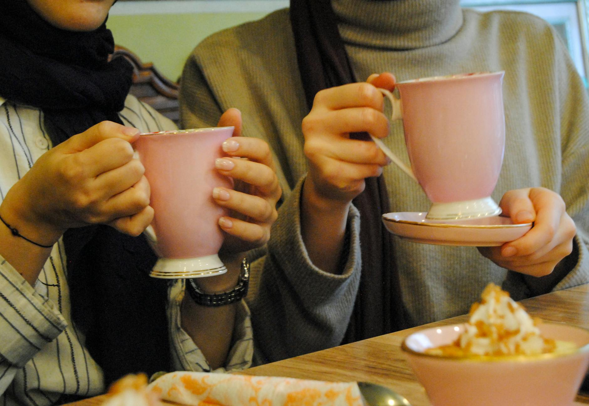 女性に優しいカフェの雰囲気