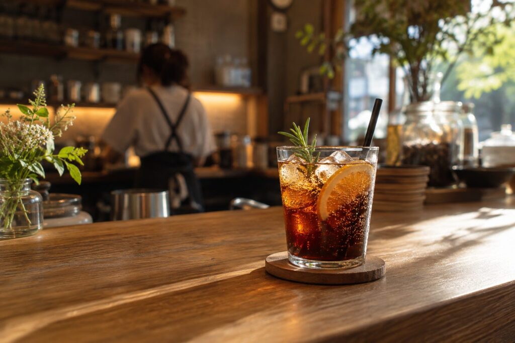 カフェのクラフトコーラ(イメージ)